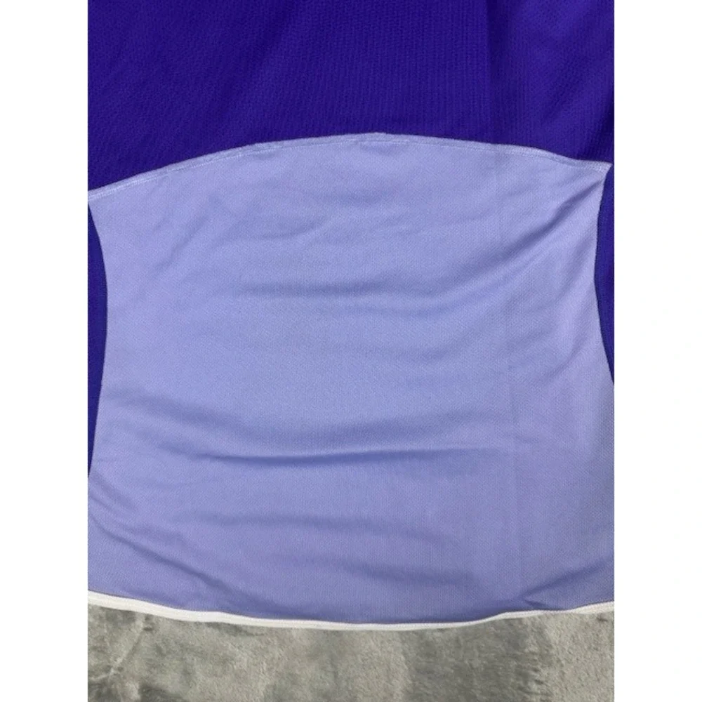 Nike Tank Top Womens M Dri-FIT Racerback Purple Colorblock‎ Athletic Workout